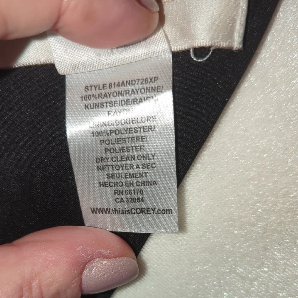 Corey Lynn Calter Black and White Asymmetrical Dress - Picture 10 of 10